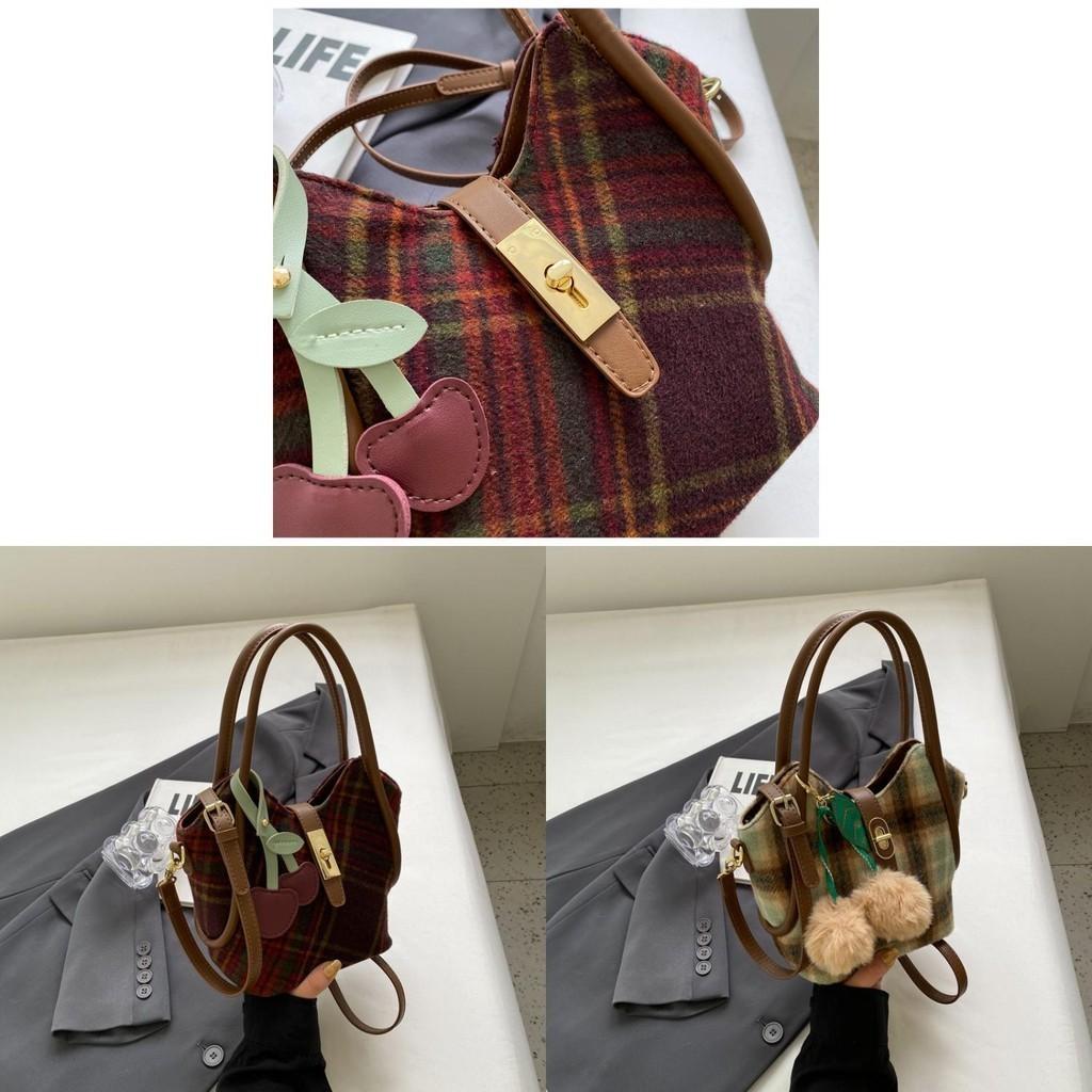 Trendy Ladies' New 2023 Commuter Bag Bucket Bag Minimalist Style Single Shoulder Bag