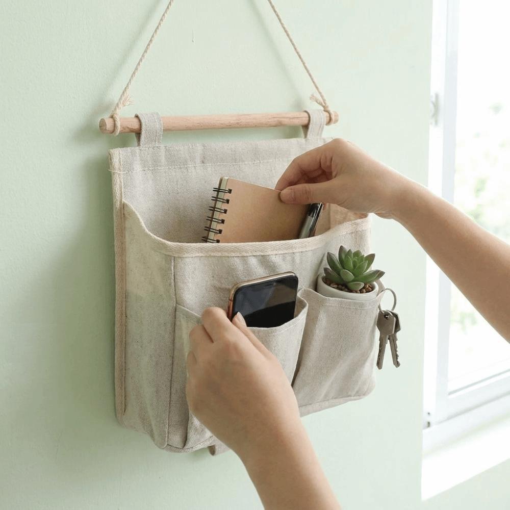 Decorative Wall Hanging Storage Bag Multi-functional Hanging Storage Rack Home