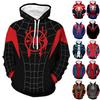 Unisex Casual Loose Fit Long Sleeve Graphic Print Pocket Hoodie for Men and Women