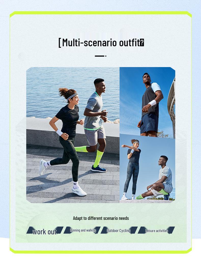 Ice Silk Quick-Dry Couple T-Shirt - Breathable Short Sleeve Summer Top for Casual Sports & Outdoor Running