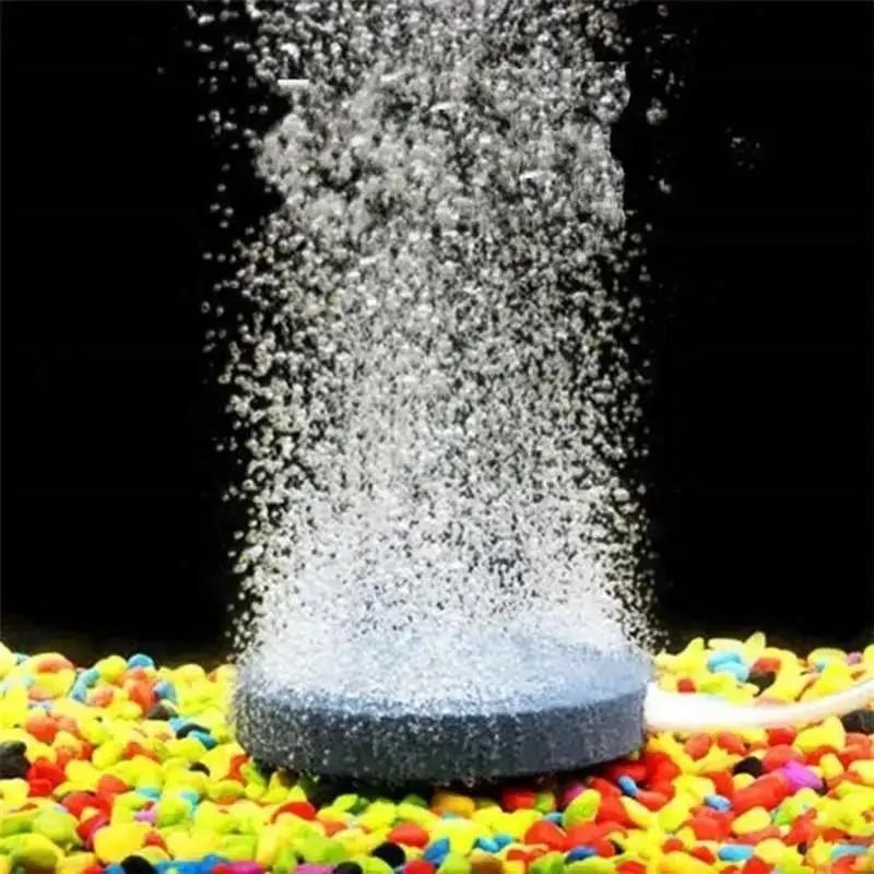 New 40mm Air Pump Air Bubble Stone Aquarium Aerator Pond Pump Air Stone Bubble Disk Aquarium Air Pump Hydroponic Oxygen Plate