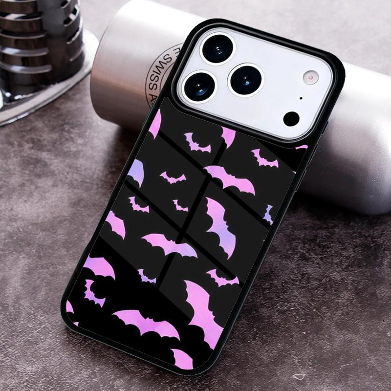 

Vampire Bats Full Moon Halloween Phone Case For iPhone 17,16e,15,14,13,12,11,Mini,Pro,MAX soft Silicone Cover iPhone17