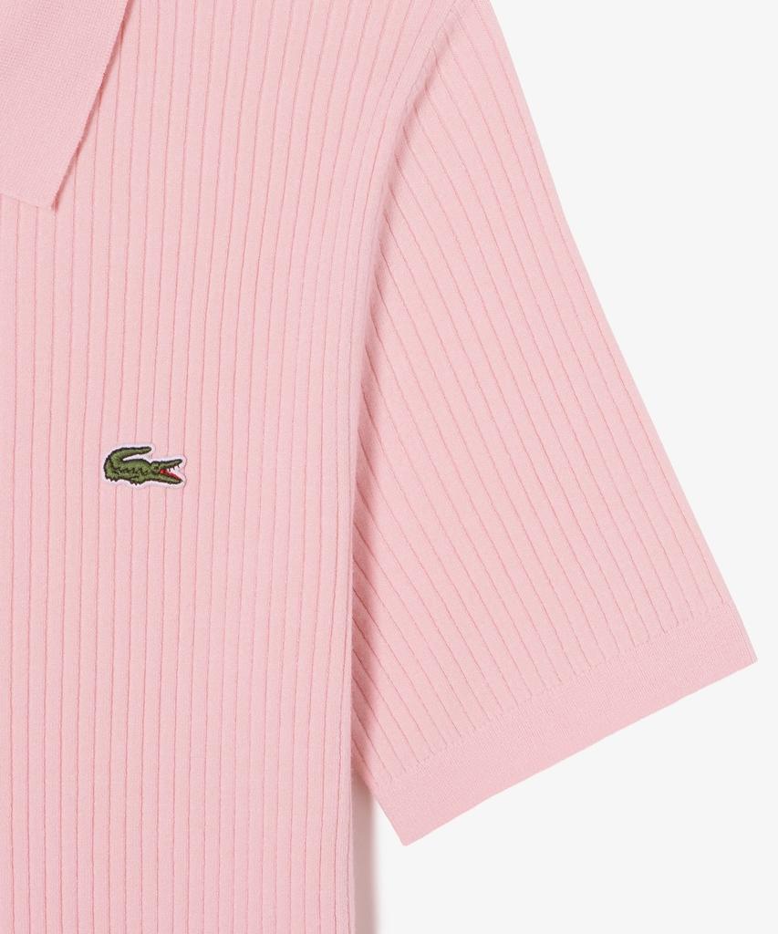 LACOSTE Women'S Rib Knit Sweater Polo Shirt Pf530E-56G Ady