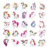 50 Unicorn All Ages Stickers Cute Rainbow Horse Mixed Graffiti Suitcase Notebook Stickers