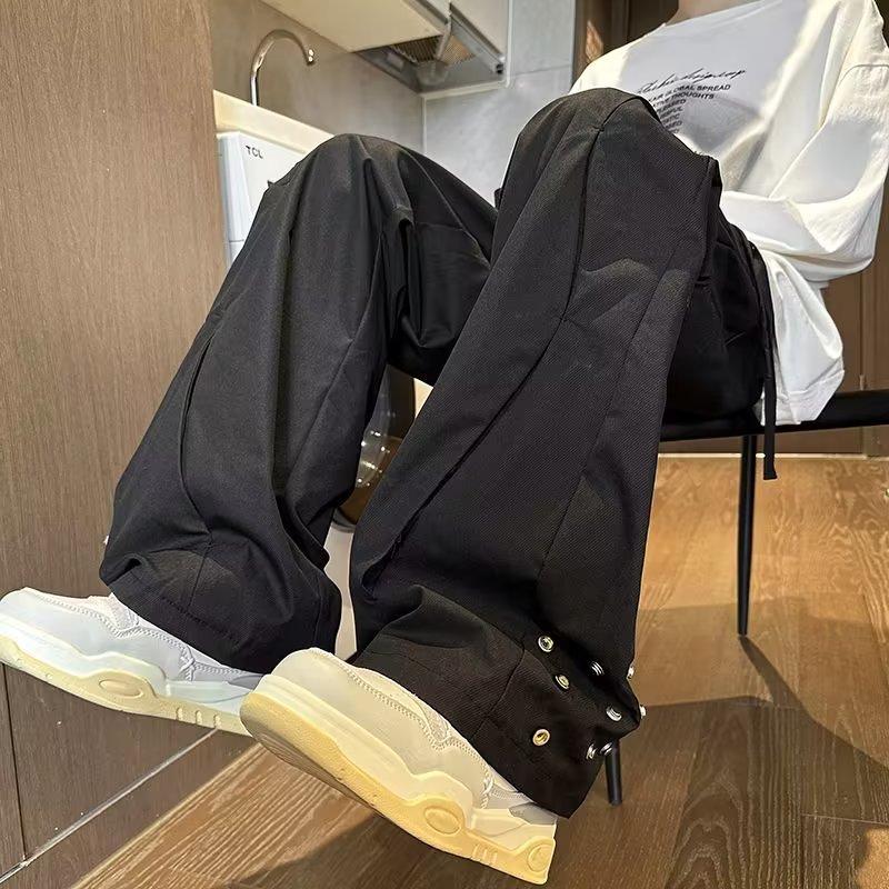 American Retro High Street Vibe Sweatpants Men's and Women's Trendy Brand Design Sense Casual Straight Pants Street Dance
