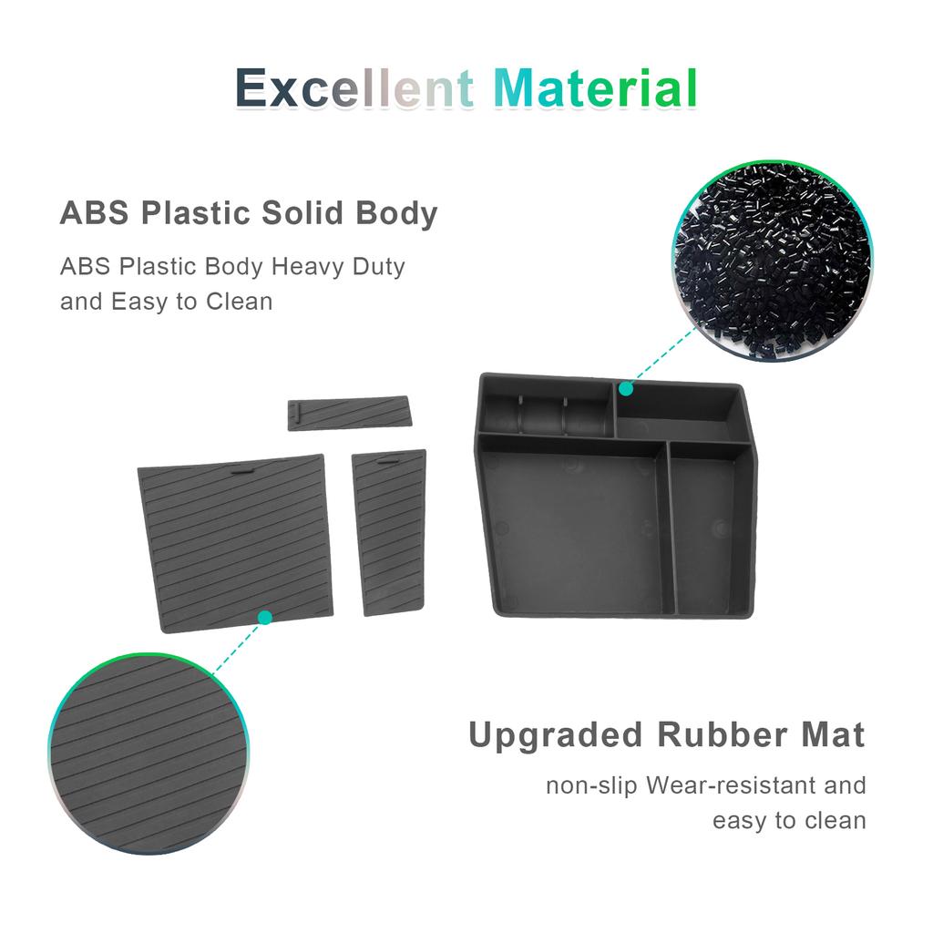 RUIYA for Dacia Sandero 3 / Sandero Stepway III / Dacia Jogger Car Central Console Storage Box Auto Dacia Sandero 3 Accessories
