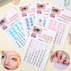 Colorful Butterfly Shell Face Decoration Diamond Sticker Nail Drill Gemstone Stickers Stage Eye Drill Stickers Pearl Sticke