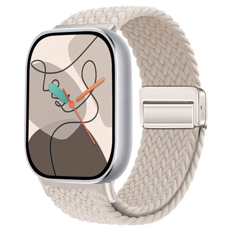Magnetic Strap for Xiaomi Smart Mi Band 9 Pro/8 Pro Watch Band Comfortable Stretchable Braided Correa Redmi Watch 4 5 6 Brecelet