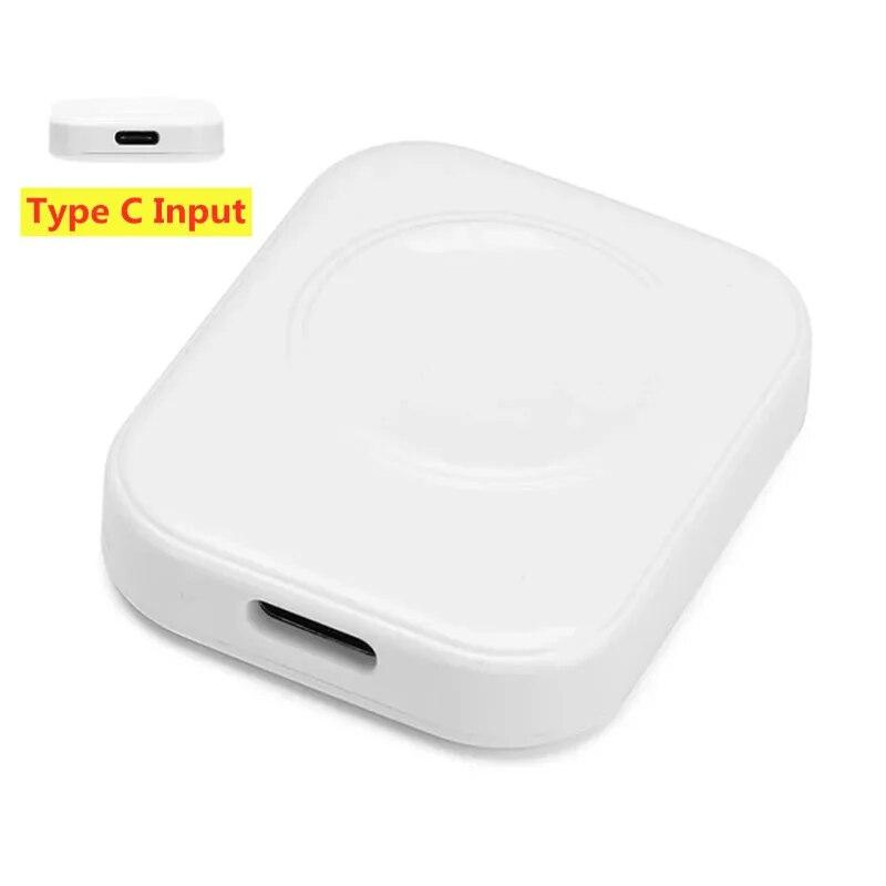 Portable Magnetics Watch Wireless Charger for Apple Watch 10 9 8 7 6 5 4 3 Ultra 2 1 Series Dual Port Type C 8pin Charging Stand