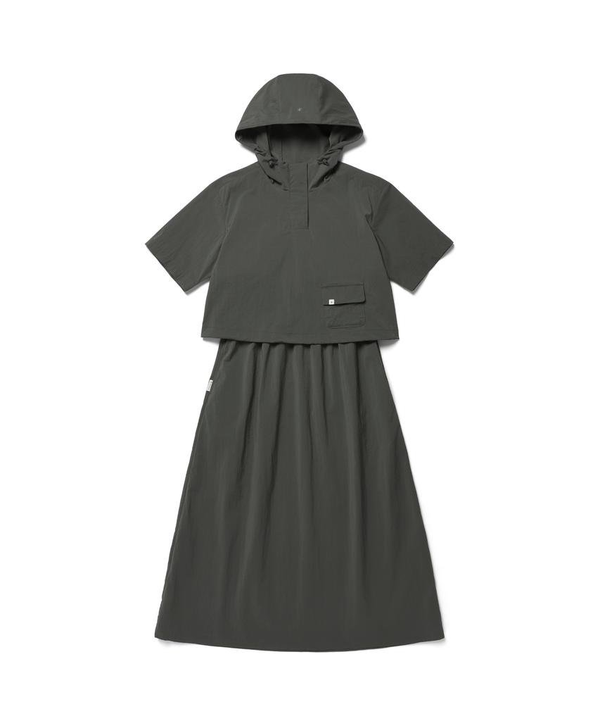 SNOWPEAK APPAREL Root Anorak One-Piece (S26Mwrop63) Rustic Khaki