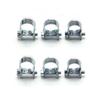 10Pcs Mini Clamp 7-17Mm Car Fuel Pipe Hose Clamp Galvanized Air Hose Clamp Diesel Petrol Pipe Clips Auto Parts Replacement