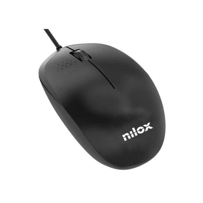 SOURIS FILAIRE 1200DPI NOIRE NILOX