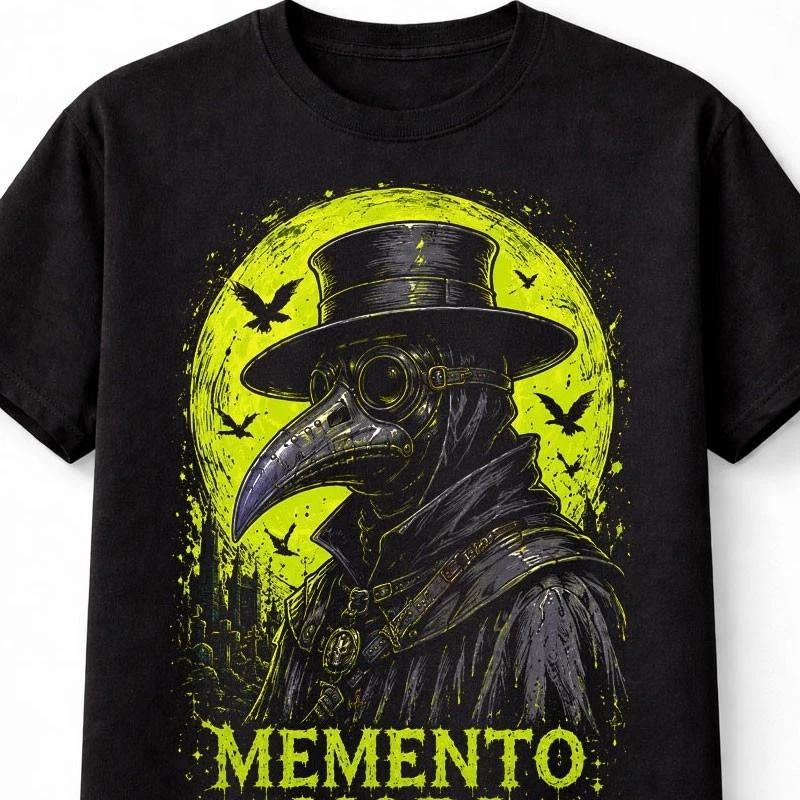 MeUnisexto Mori Plague Doctor Gothic Horror Raven Unisex TShirt S
