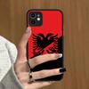 Albania Albanians Flag Phone Case For IPhone 16e 16 15 14 13 12 11 Pro Max X XS Max Plus Matte Clear