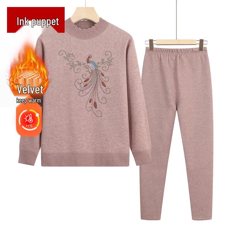 Женский утолщенный флисовый термокомплект 2XL