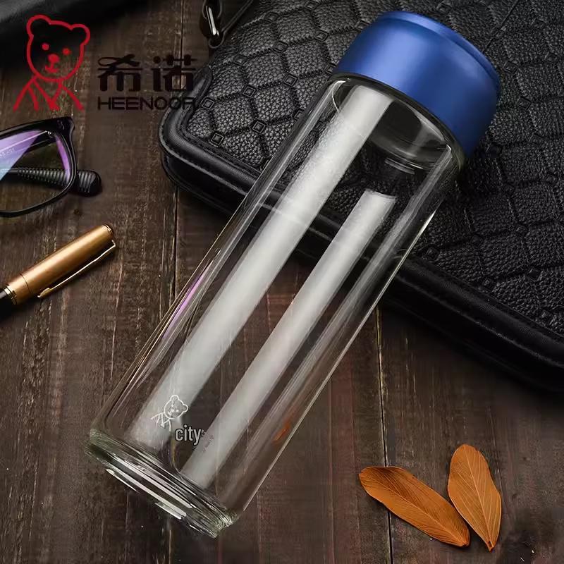 Xinuo XN-6037 Portable High Borosilicate Glass Water Cup