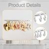 Hair Band Holder Wall Hook Scrunchie Storage Rack Easy Installation for Bathroom