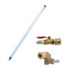 Car Radiator Cleaning Wand with Multipurpose Quick Connector Rotates 180 Degrees for High Pressure Radiator Service