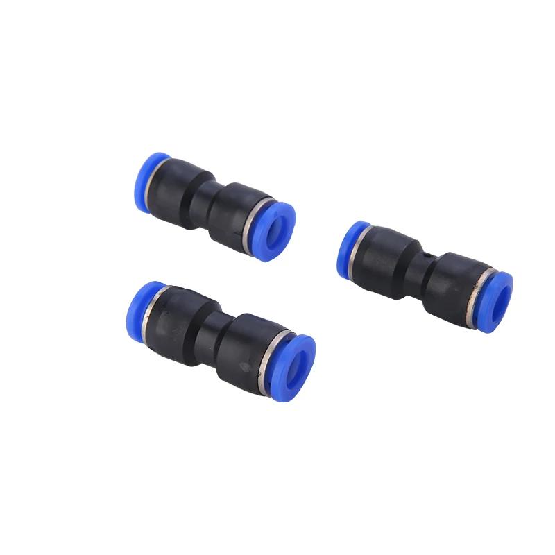 Pu Pneumatic Fittings Plastic Connector PG 4mm 6mm 8mm 10/12/14mm 16mmAir Water Hose Tube Push In Straight Gas Quick Connectors