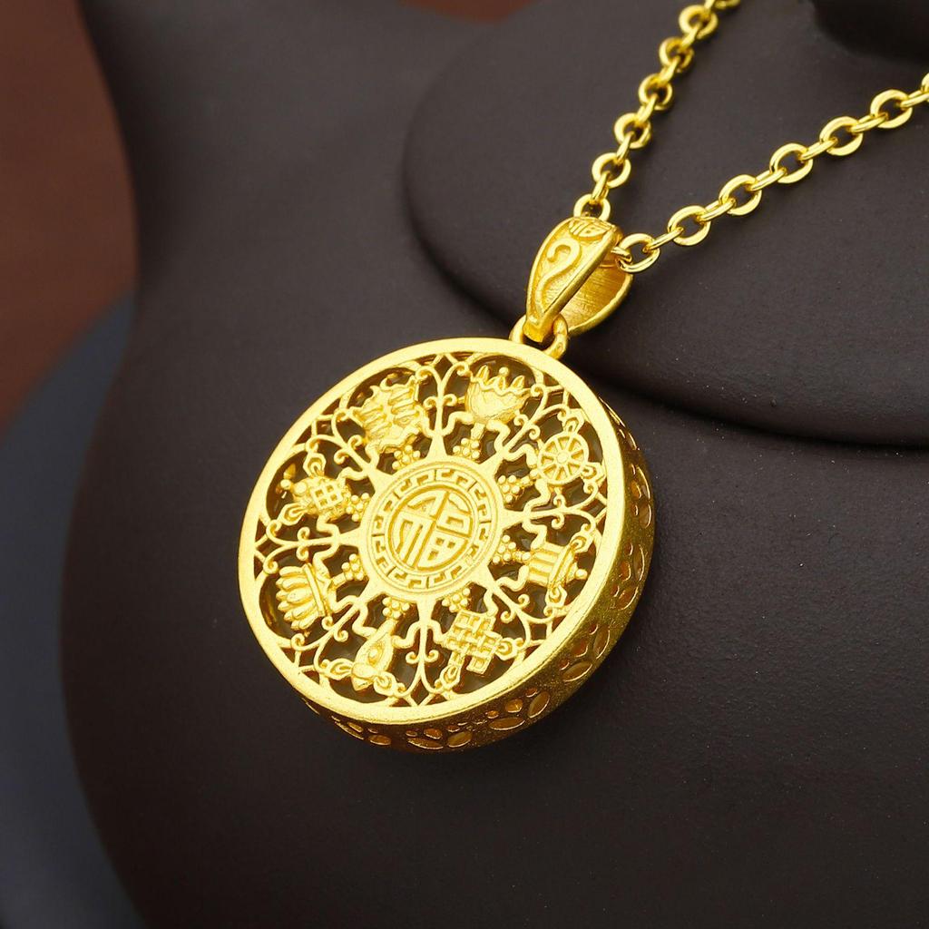 Elegant Natural Hetian Jade Necklace with Gold and Xiuyan Jade Pendant - A Fashionable and Timeless Gift for Women