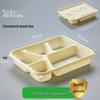ZISIZ Disposable Corn Starch Divided Meal Box
