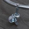 Moveable Wheels Cylinder Gas Bottle Mobile Bracket Can Pallet Base Plate Gas Tank Bracket  Kitchen