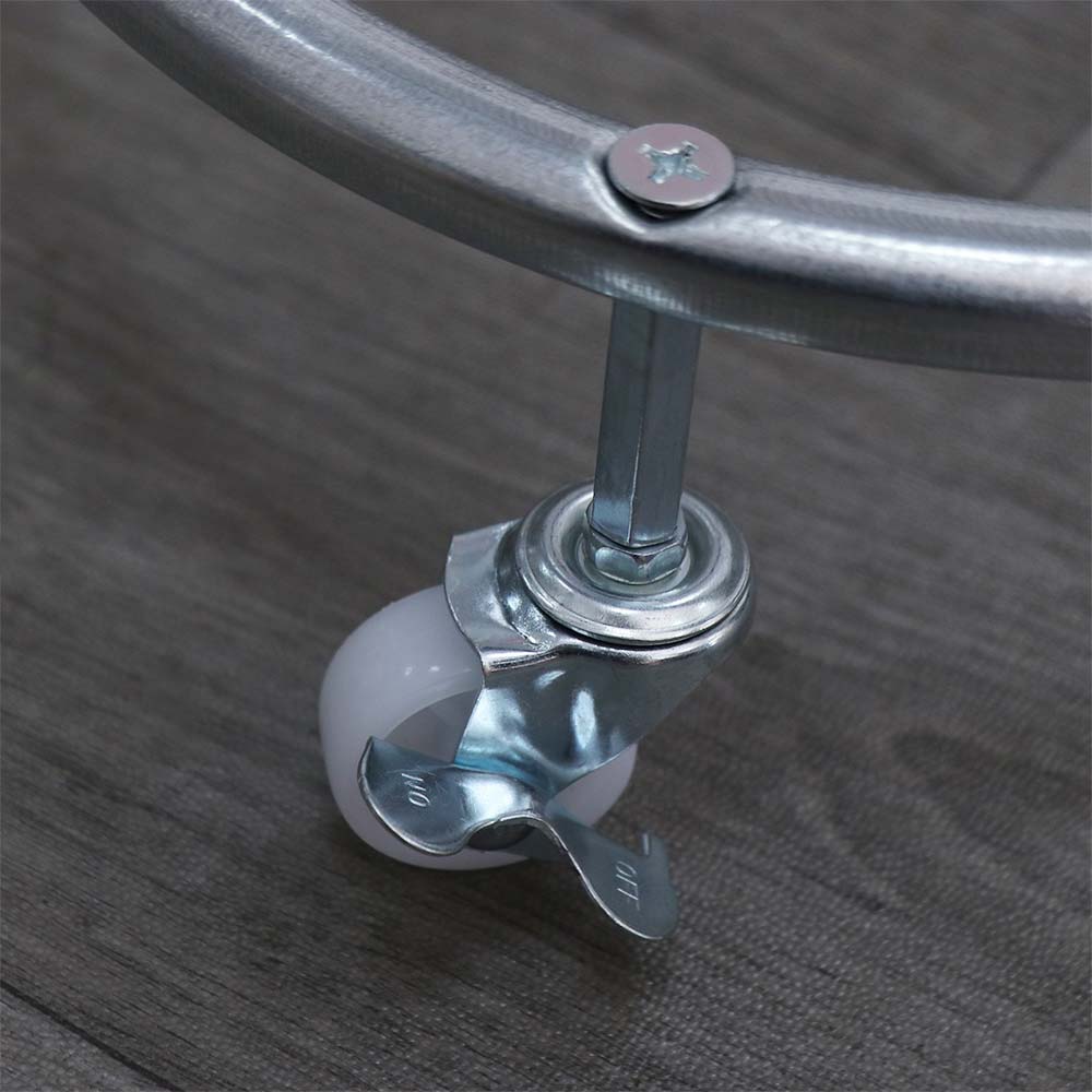 Moveable Wheels Cylinder Gas Bottle Mobile Bracket Can Pallet Base Plate Gas Tank Bracket  Kitchen