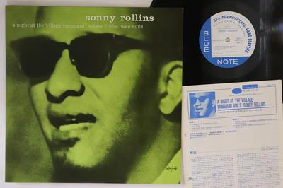 LP Record SONNY ROLLINS  A Night At The Village Vanguard V BNJ61014 BLUE NOTE 1985 Japan Jazz Used