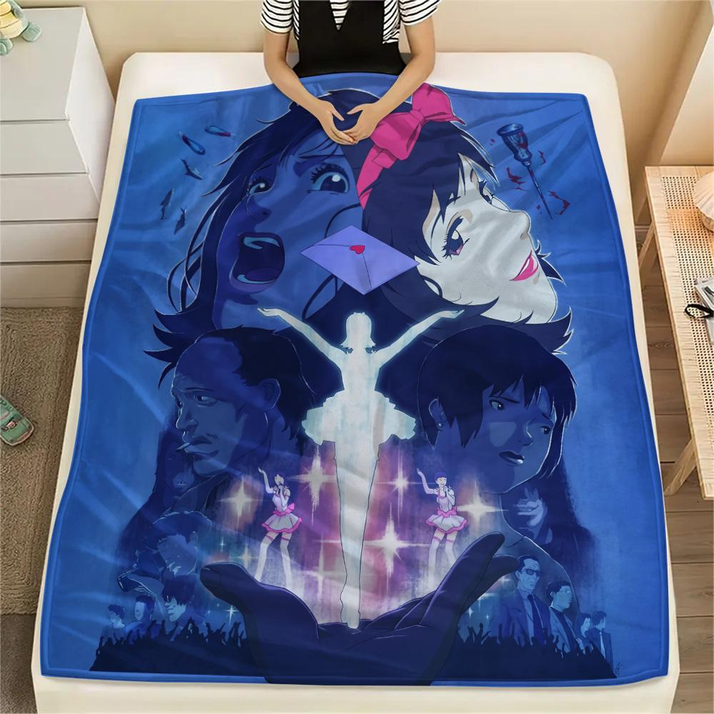 Perfect Blue Print Flannel Blanket, High Quality Comfortable for All Seasons, Home Decor, Warmth and Comfort