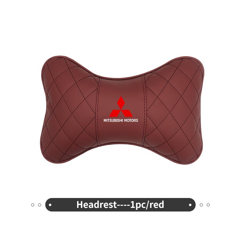 Car Universal Headrest Backrest Cushion Interior Accessries For Mitsubishi Outlander Pajero Sport Lancer EX ASX L200 Eclipse LO7