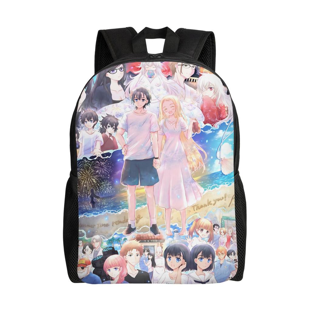 1Piece Summer Time Rendering Rucksack Loop Backpack New Semester Begins