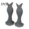 Home Decor Vase 2Pcs 3D Printed Fishtail Dress Decorative Flower Holder Office Indoor Plant Living Room Bedroom Table Shelf Gift for Housewarming