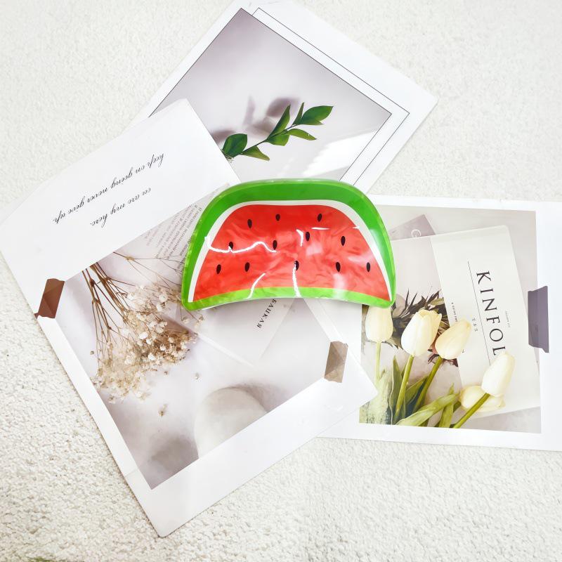 Fashionable Fruit Hair Clips: Cute Strawberry, Lemon, Peach Shark Clips for Women