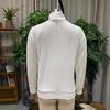 Women S White Long Sleeve High Neck Knit Sweater Casual Pullover