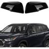 Black Direct Replacement Side Mirror Covers Caps for -2025 Toyota Highlander, Toyota Grand Highlander and Toyota Corolla Cross (With Turn Signal