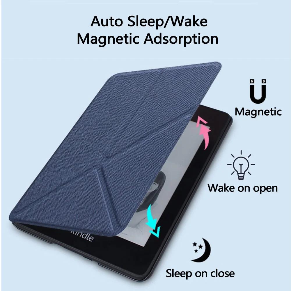 Foldable Stand Case for Kindle Paperwhite Colorsoft 1 2 3 5 6 10th 11th 12th Generation 6 6.8 7 Inch Pouch Cover
