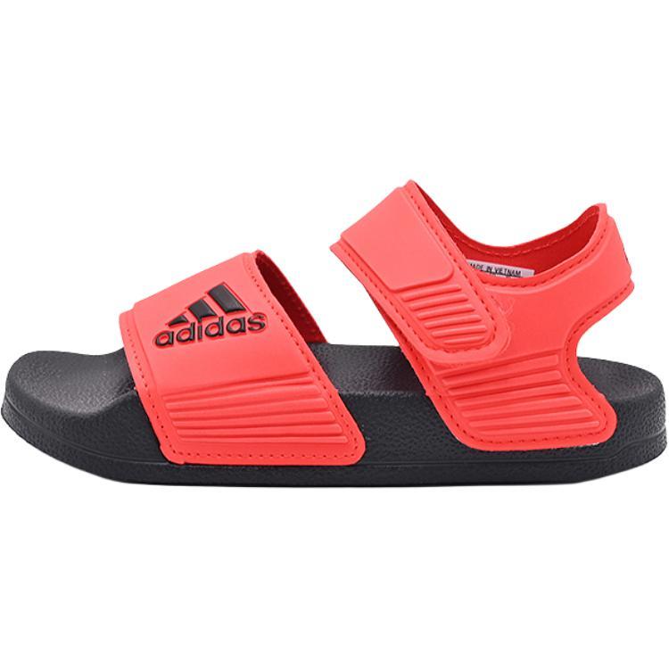

Новые детские сандалии Adidas Adilette с низким верхом, противоскользящие, износостойкие, красные, IH3633 28