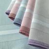 3Pcs Cotton Wedding Party Gift Women Square Color Plaid 29*29cm Hand Towels Sweat-absorbing Checkered Printed Handkerchiefs