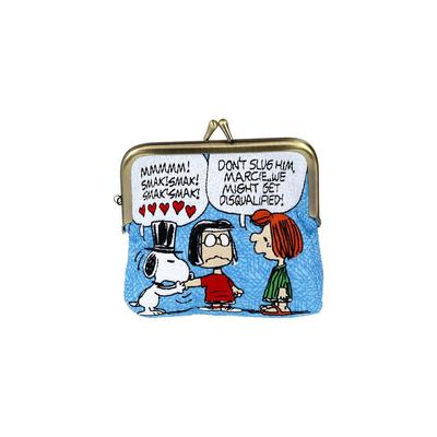 Stationery Snoopy Merchandise Mini Pouch with Clasp and Tatami Heart S2337576 Sun-Star Embroidery, Design,
