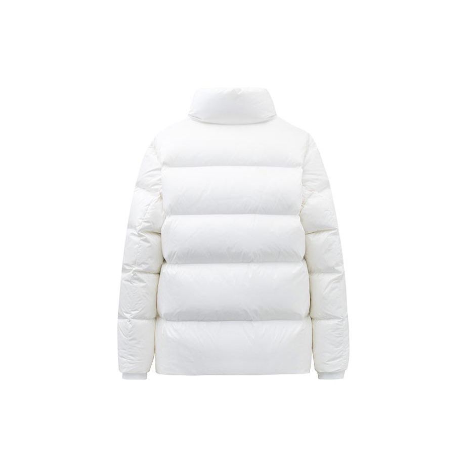 Anta Champion All-Weather Series Stand Collar Casual Sports Long Sleeve Down Jacket Men Outerwear Paper-White 172410902-1