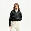 European down cotton clothes women's new short light and thin warm slim fashion jacket hooded
