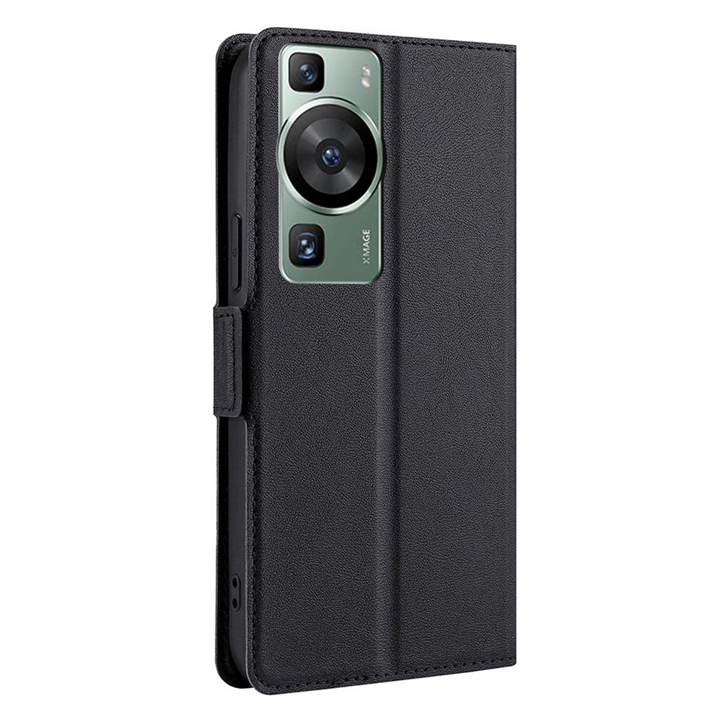 Shockproof Phone Case for Huawei P60/P60 Pro PU Leather Anti-Drop Flip Cover with Card Slot Stand