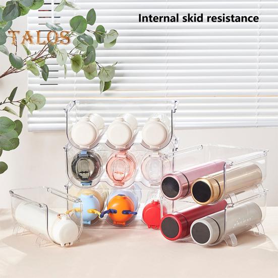 Vinflaskestativ Multipurpose Hold Neat Stablebar Mote Vinskap Klar oppbevaringsholder for kjøkken