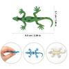 12Pcs Plastic Mini Lizard Toys Realistic Reptile Animals Figures Halloween Party Favors Classroom Prizes For Kids Funny Gifts