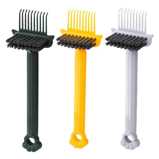 1/2/3/4Pcs Hair Brush Cleaner with Cat Paw Handle Double-sided Airbag Tool Portable Home Massage Comb Cleaning