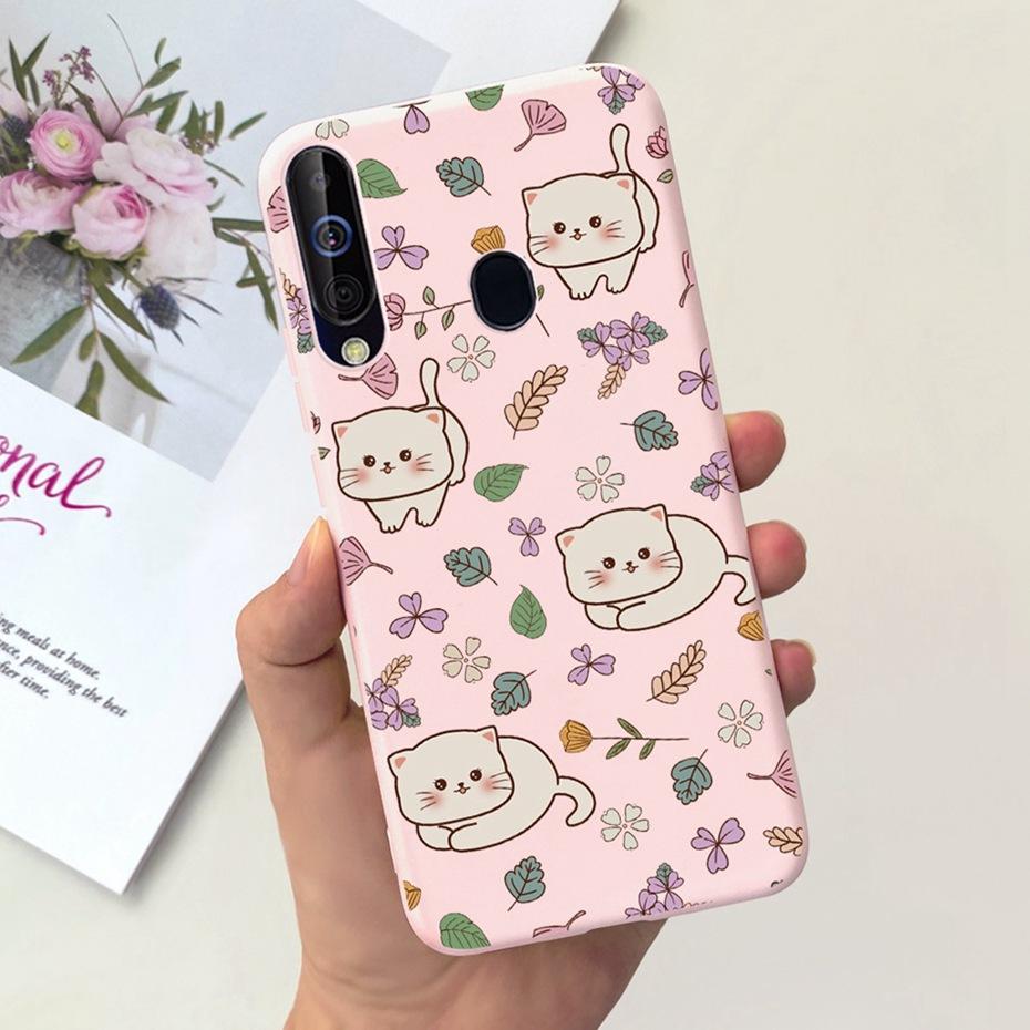 Phone Case For Samsung Galaxy A60 Cute Cartoon Candy Color Soft Silicon TPU Cases For Samsung M40 A60 SM-A606F A606Y M405F