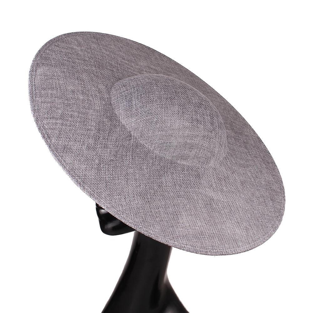 New Hat Bottom Diameter 40 Cm Imitation Hemp Hat Mop Diy Handmade Hat + Accessories First-Hand Direct Sales