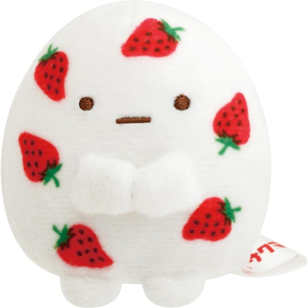 MO95001 Sumikko Gurashi X Sakuma Strawberry Milk Candy Tenori Plush Toy Set