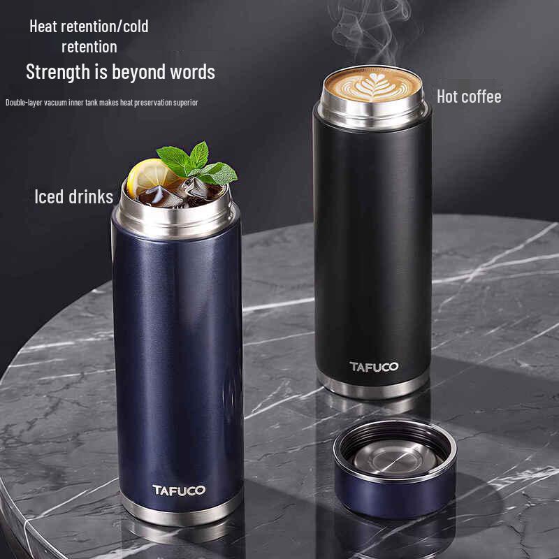 TAFUCO Business Insulated Stainless Steel Tumbler with Tea Infuser