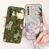 For Huawei P Smart 2021 Case Huawei Y7A PPA-LX3 PPA-LX1 PPA-LX2 Elegant Printing Soft Silicone Shockproof Phone Cases